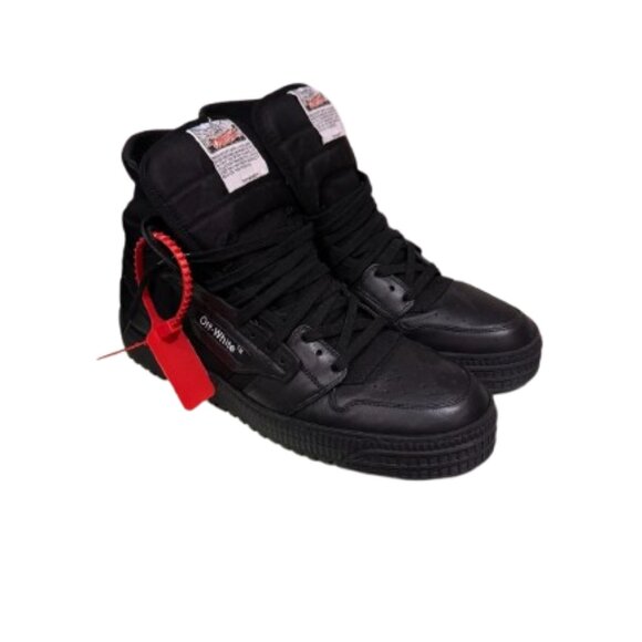 Off-White- 3.0 Off Court Black High Top- Canvas Sneaker-SIZE EU 43 ❌🖤✨ - Picture 13 of 15